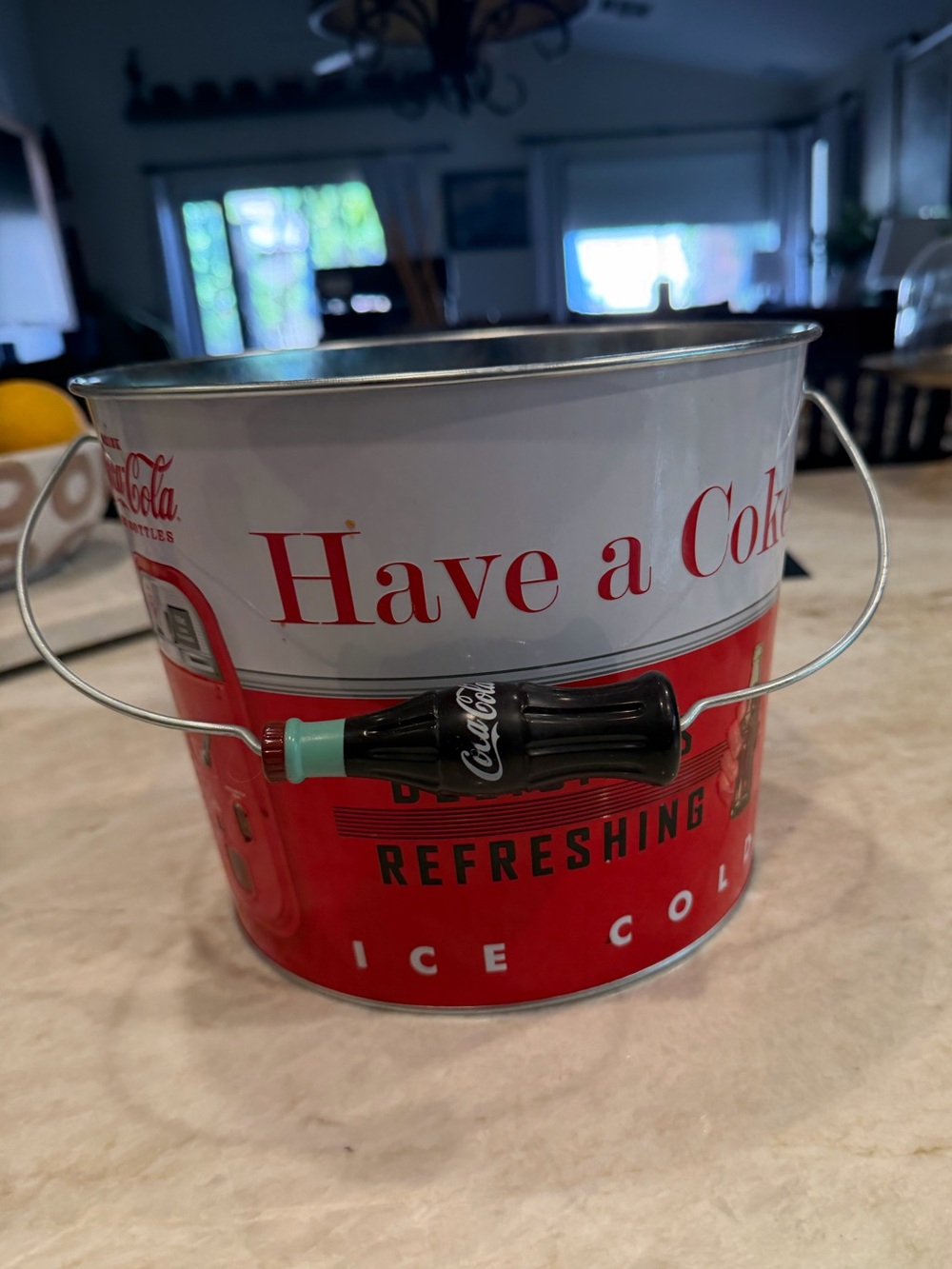 Coca Cola tin bucket